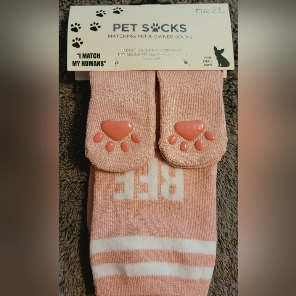 Matching Pet and Owners Socks